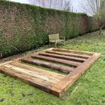 HOW TO BUILD A REALLY SIMPLE BASE FOR A SHED WITH RAILWAY SLEEPERS