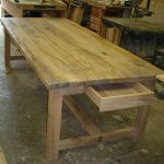EDSON'S IMPRESSIVE OAK TABLE MADE FROM NEW RAILWAY SLEEPERS